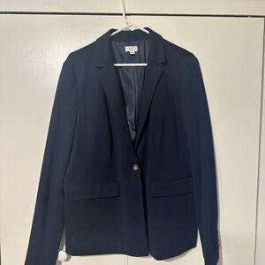 Crown & Ivy Classic Navy Blazer